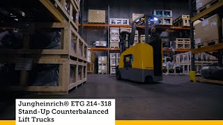 Jungheinrich® ETG 214318 Electric StandUp Counterbalanced Lift Trucks [upl. by Eidarb128]