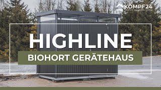 Gerätehaus Montage  Biohort Highline [upl. by Skinner]