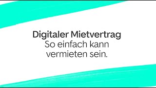 Digitaler Mietvertrag So einfach kann vermieten sein [upl. by Zetniuq]