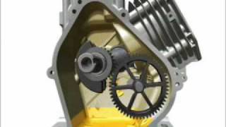 Briggs amp Stratton How a Single Cylinder Engines Work [upl. by Sllew]