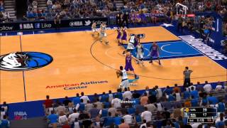 NBA 2K14  Los Angeles Lakers vs Dallas Mavericks Gameplay HD [upl. by Zalucki]