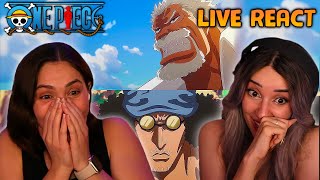 GARP VS KUZAN THE BATTLE WEVE BEEN WAITING FOR  One Piece Episode 1115 Live React [upl. by Aihsitan]