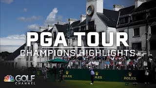 PGA Tour Champions Highlights The Senior Open Championship 2024 Round 3  Golf Channel [upl. by Elrahc]