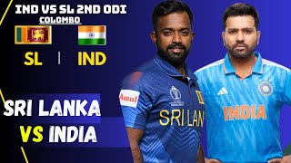 IND vs SL 2nd ODI IND vs SL 2024 Live Score amp Commentary  livestream ipl2024 t20i2024 [upl. by Anitra]