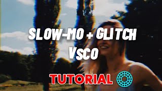 Smooth Slow Motion  Glitch VSCO Tutorial  TikTok Trend [upl. by Ayekan911]