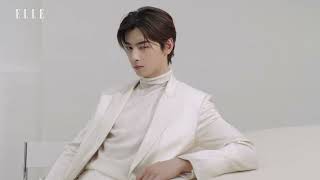 Cha Eun Woo BehindTheScenes with the ASTRO Singer and Wonderful World Actor for ELLE Singapore [upl. by Mode408]