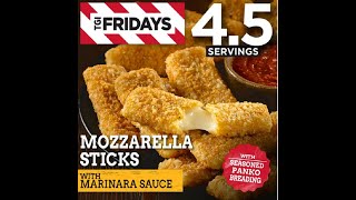 Air Fryer Frozen Mozzarella Sticks  TGIF Friday Mozzarella Sticks [upl. by Ilbert]