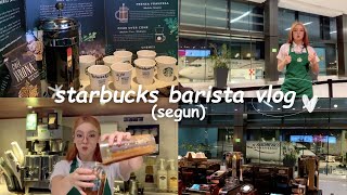 como es trabajar en Starbucks del AEROPUERTO [upl. by Idorb]