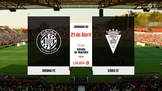 PARTIDO MUY FLOJO  Girona vs Cádiz  modo carrera EA FC 24 [upl. by Oner]