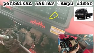 Cara memperbaiki saklar lampu kepala L300 [upl. by Aivital858]