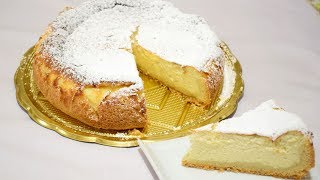 TORTA DI RICOTTA E BUDINO  Kasekuchen ricetta torta al formaggio tedesca [upl. by Christoforo]