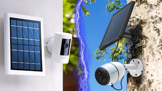 8 Best Solar Powered Security Cameras for 2024 [upl. by Ardnnek]