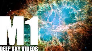 M1  Crab Nebula  Deep Sky Videos [upl. by Salaidh]