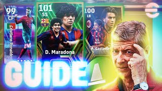 Claim FREE Costacurta Maradona amp Ronaldo  training guide  eFootball 24 [upl. by Plumbo]