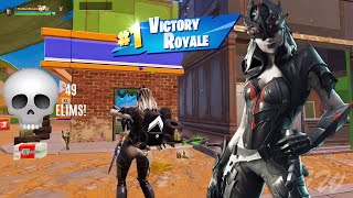 Trapped In My Web 🕸  Fortnite ZB Solo Squads Gameplay  49 Eliminations [upl. by Karmen]