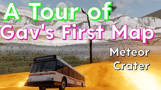 A Tour of Meteor Crater GavTheStigs First Map [upl. by Imarej265]