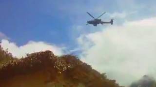 APACHE ENGAGES TALIBAN WITH 30MM AT CLOSE RANGE [upl. by Anidan944]