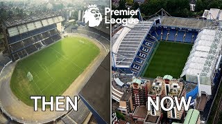 Premier League Stadiums Then amp Now [upl. by Thurber]