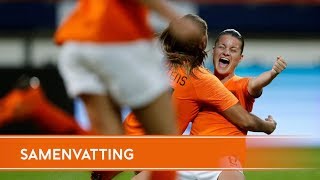 Highlights OranjeLeeuwinnen  Slowakije 1262018 [upl. by Shayla44]