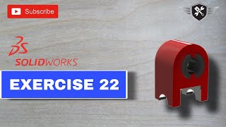 Solidworks Tutorial Exercise  22 AutoCAD3DModelakd solidworks design [upl. by Anauq]