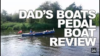 Dads Boats  Pedal Boat Review [upl. by Arimas]