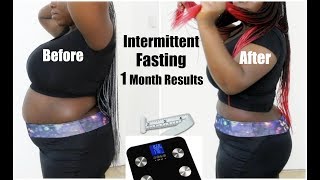 Intermittent Fasting Before and After 1 Month Result Serious Fat Burning Weight Loss Transformation [upl. by Wini]