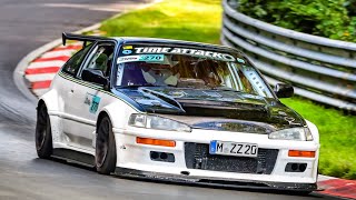 CRX Turbo Nürburgring Trackday Nordschleife [upl. by Lad302]