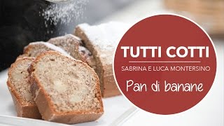 Ricetta PLUM CAKE DI BANANE  Sabrina Merolla e Luca Montersino [upl. by Burnett]