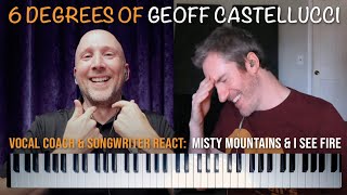 Vocal Coach amp Songwriter React to Geoff Castellucci VoicePlay  The Hobbit  Reaction amp Analysis [upl. by Rochemont]