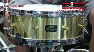 Canopus quotThe Brassquot 55x14 Snare Drum [upl. by Rakia532]