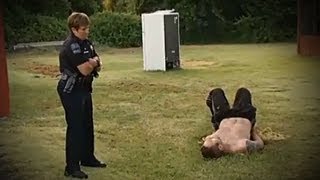 Man leaves Hogtied Burglar on Front Lawn Goes to Work [upl. by Bultman]