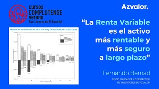 La Renta Variable es el activo más rentable y más seguro a largo plazo  Azvalor en la UCM [upl. by Homere509]