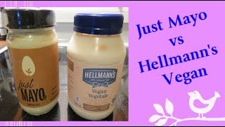 Just Mayo vs Hellmanns Vegan Trying two vegan mayo options [upl. by Anitan]