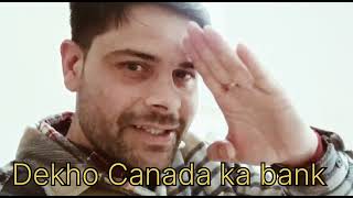 Lets go to the Canadian bank 🔥🔥 look at the bank of Canada  🔥🔥Canada ka bank dekho [upl. by Gerard]