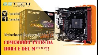 Reparo Motherboard Gigabyte AB350NGaming WIFI  Resolvi um problema e achei outro [upl. by Anchie399]