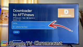 How to Install Downloader on Chromecast with Google TV  Get Thirdparty Apps [upl. by Manya]