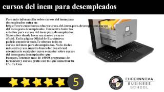 cursos del inem para desempleados [upl. by Evangelist211]