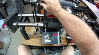 Shopsmith 10ER DC motor test Boston Gear 34 HP [upl. by Hgielsel298]