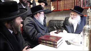 Toldos Tzvi Spinka Rebbe Visits Horodenka Rebbe  Adar II 5784 [upl. by Cilka]