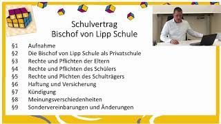 Schulanmeldung an der Bischof von Lipp Schule  Anmeldung 0710März818 Uhr amp 11März813 Uhr [upl. by Annij]