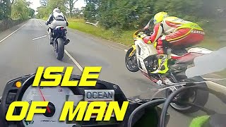 ⚡️LAST LAP✔️ ISLE OF MAN  MANX GRAND PRIX same street circuit as the TT [upl. by Ahsahtan681]