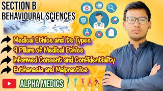 Medical Ethics  4 Pillars  Informed Consent  Confidentiality  Euthanasia  Lecture 1  Section B [upl. by Hole488]