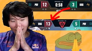 Toast reacts to DSG saving his bank account in playoffs [upl. by Jannery]