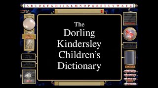 The Dorling Kindersley Childrens Dictionary  All Alphabet Index Animations [upl. by Anaigroeg115]