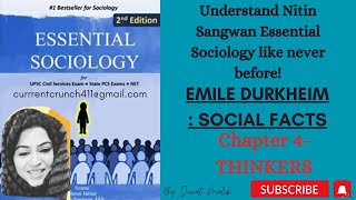 CHAPTER 4 Essential Sociology Nitin Sangwan Emile DurkheimWhat are Social Facts [upl. by Bernt]