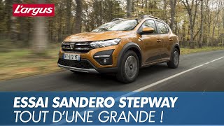 Essai Dacia Sandero Stepway 2021  trois qualités et trois défauts de la nouvelle Sandero [upl. by Ojeitak]