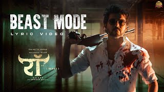 Beast Mode  Lyric Video Hindi  Beast  Thalapathy Vijay  Sun Pictures  Nelson  Anirudh [upl. by Mohamed]