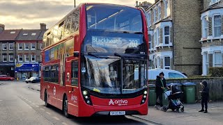 FRV  DIVERSION  LONDON BUS 202 CRYSTAL PALACE  BLACKHEATHROYAL STANDARD SK20BGO HT 5 [upl. by Sheila36]