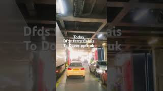 Calais to Dover ferries travel  dfds ferry trip  Dover port [upl. by Sset]