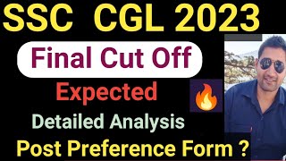 SSC CGL 2023 Final Expected Cut Off  CGL 2023 Statewise Vacancy  ssc CGL tier 2 expected cut off [upl. by Terencio549]